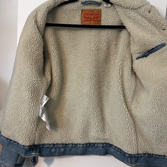 Levi’s Mens Sherpa Denim Jacket - Picture 3 of 4